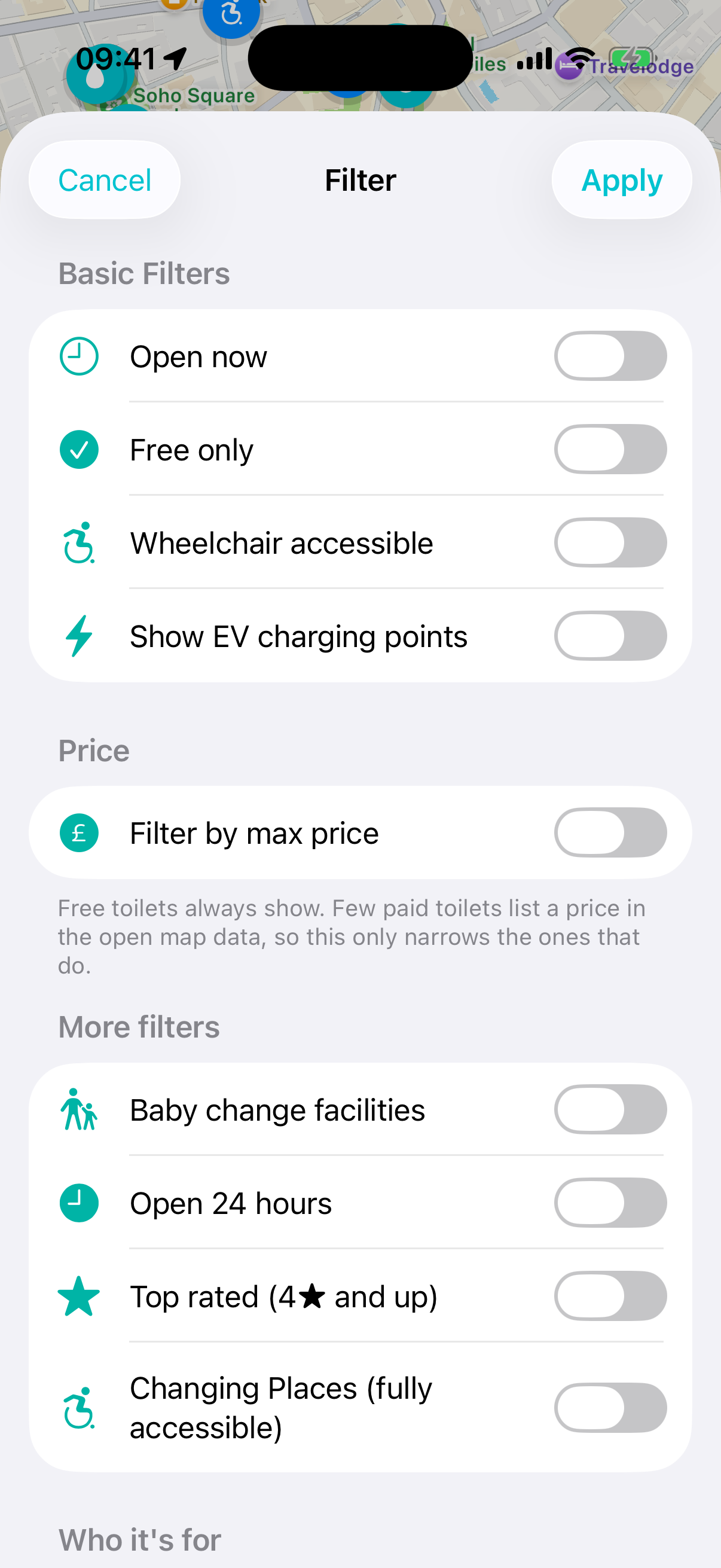 MyLocalLoo β Filter what matters